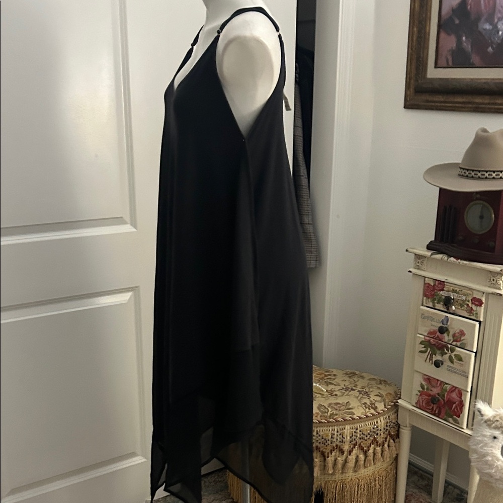 Tommy Bahama Black High Low Dress - Picture 4 of 6